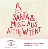 Santa at W Tent Logo