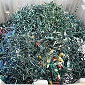 Holiday Lights Recycled