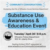 Substance Use & Awareness Education Event Graphic