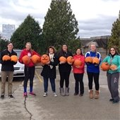 People with Pumpkins