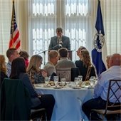 Mayor Suess Gives a Speech at the State of the City Address