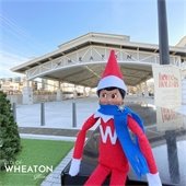 Wendy the Wheaton Elf sitting