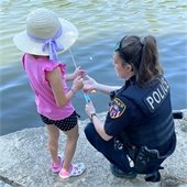 Police Officer with Child