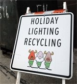 Holiday Light Recycling