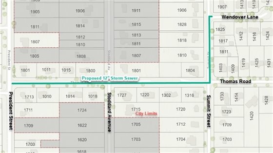 Thomas Road Construction Map