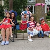 Parade Goers Watching Parade