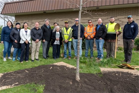 Group Photo of Tree Planting Ceremony