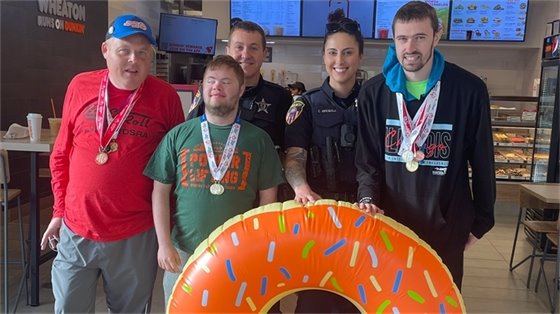 Cop on a Rooftop Group Photo