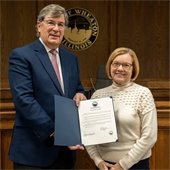 Mayor with Proclamation