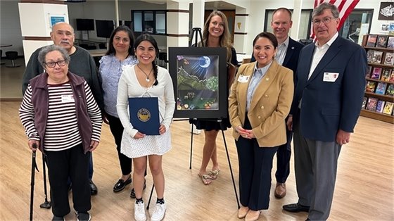 Sol Maria Antunez with Family