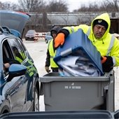 Volunteers Recycling