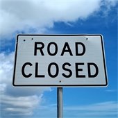 Road Closed Sign