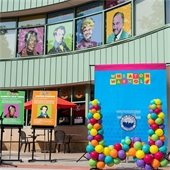 Wheaton Pop Art Installation