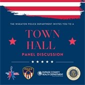 Police Town Hall Panel Discussion Graphic