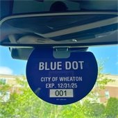 Blue Dot Placard