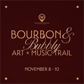 Bourbon & Bubbly Art & Music Trail Logo