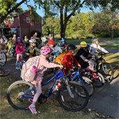 Children on Bikes