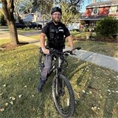 Police Officer on Bike