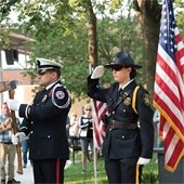 Police Officer Saluting