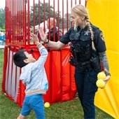 Police Officer with Child