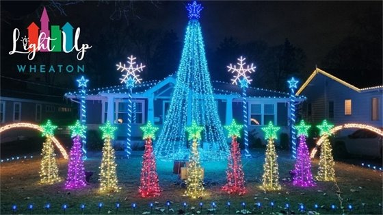 Home with Holiday Lights