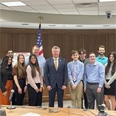 Senator Lewis Group Photo