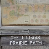 Wheaton Bike Map Sign