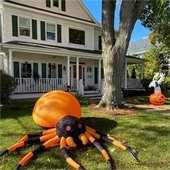 House with Halloween Decorations