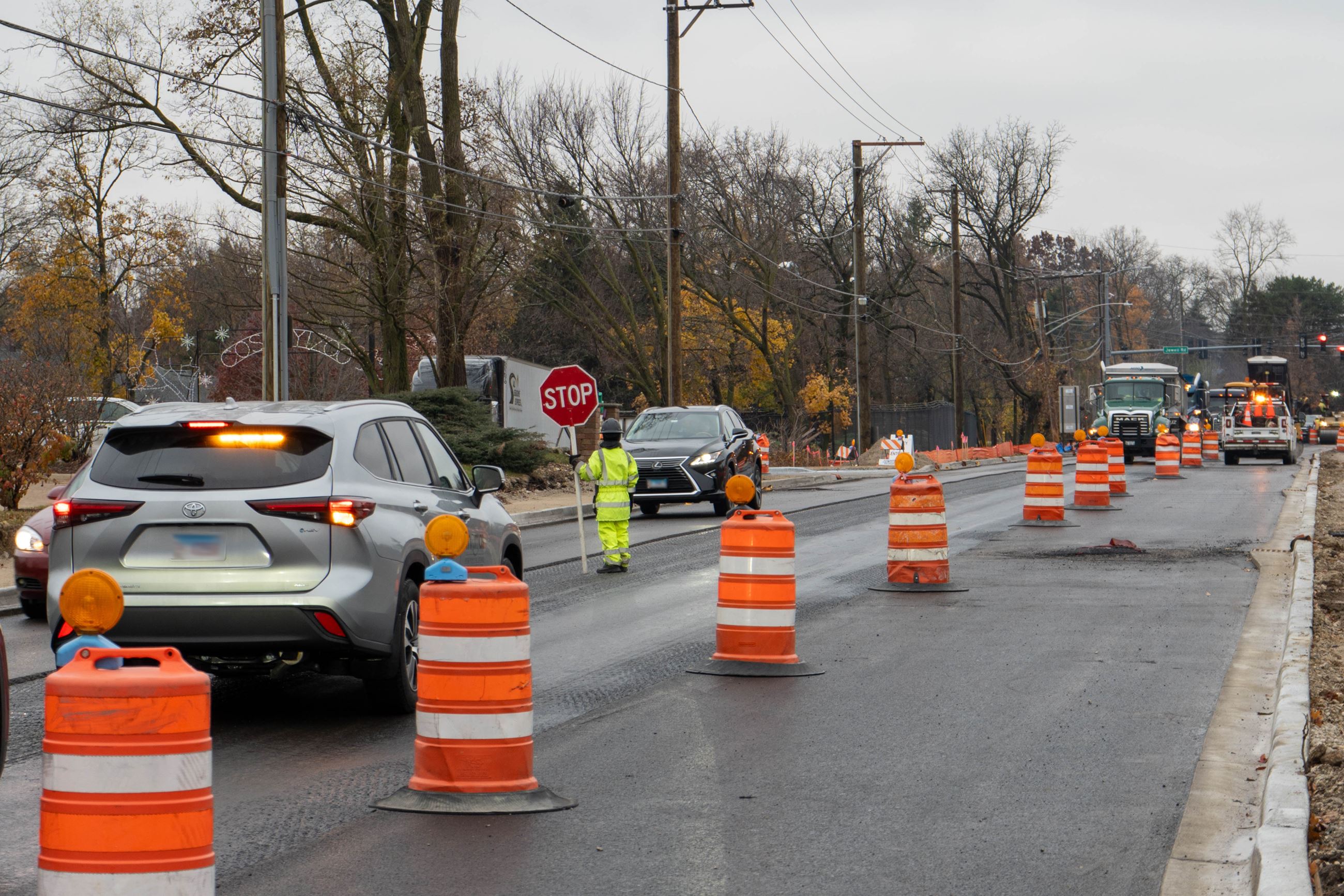 Cars driving on Gary Avenue